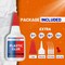 AG Plastic Repair Kit – Plastic Glue 0.7 oz. Clear CA Glue & Activator Spray 3.38 fl oz, Fast-Drying Super Glue for Plastic DIY Repairs, Models, Toys, & 3D Printing